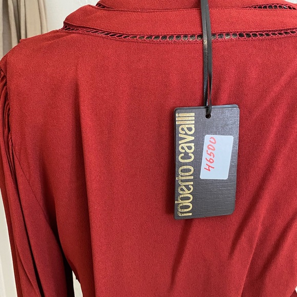 Roberto Cavalli Red Cutout Dress - Picture 3 of 5